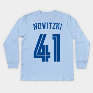 Dirk Nowitzki Kids Long Sleeve T-Shirt